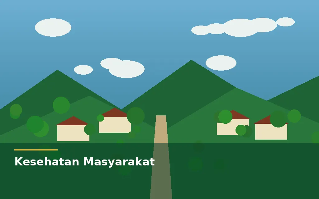 Ilustrasi Kesehatan & layanan dasar Desa Pekik Nyaring
