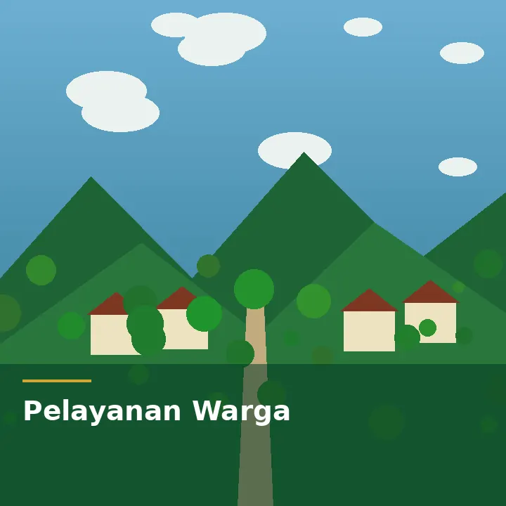 Ilustrasi pelayanan Desa Pekik Nyaring